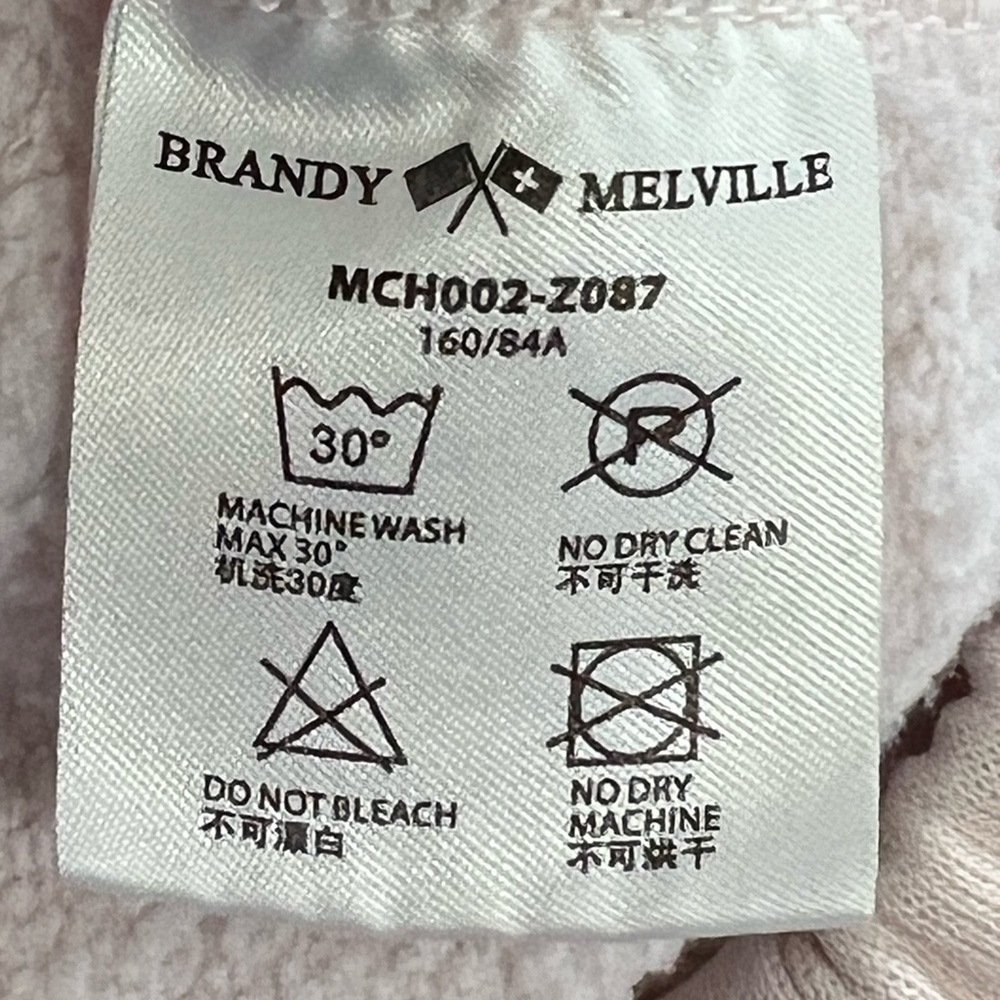 John Galt Brandy Melville Light Pink Jogger Sweatpants O/S - Picture 4 of 5
